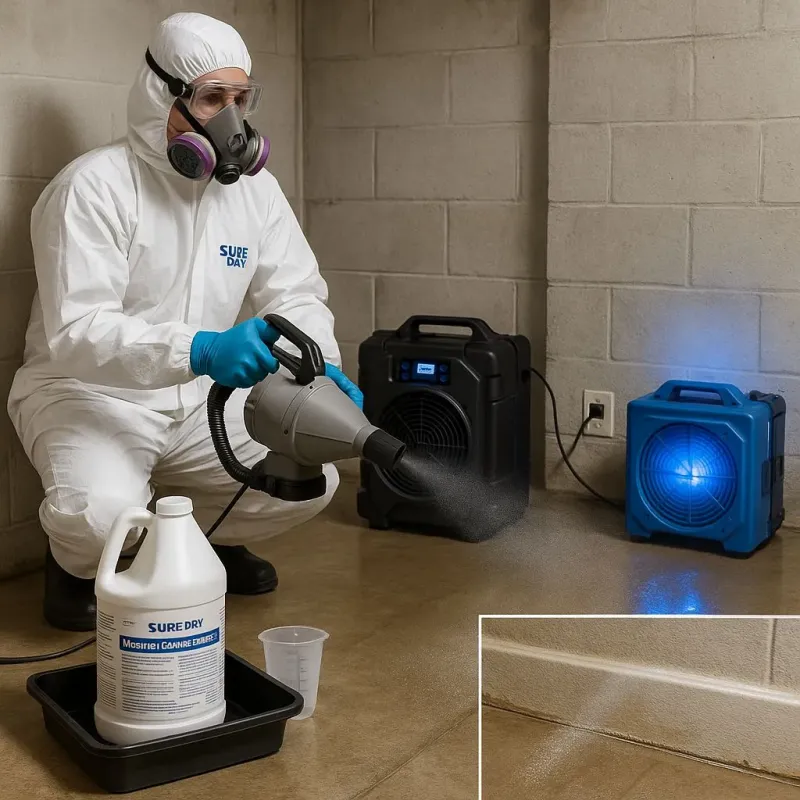 Sanitization and Odor Removal process in Mount Healthy Heights, OH