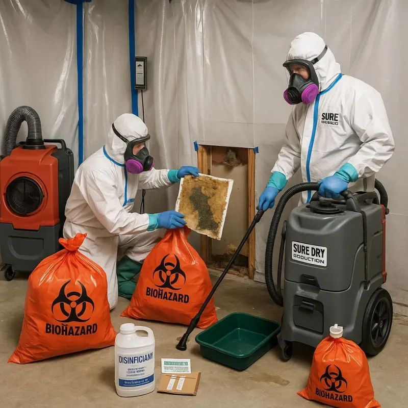 Contaminated Water Handling Protocols process in Mount Healthy Heights, OH